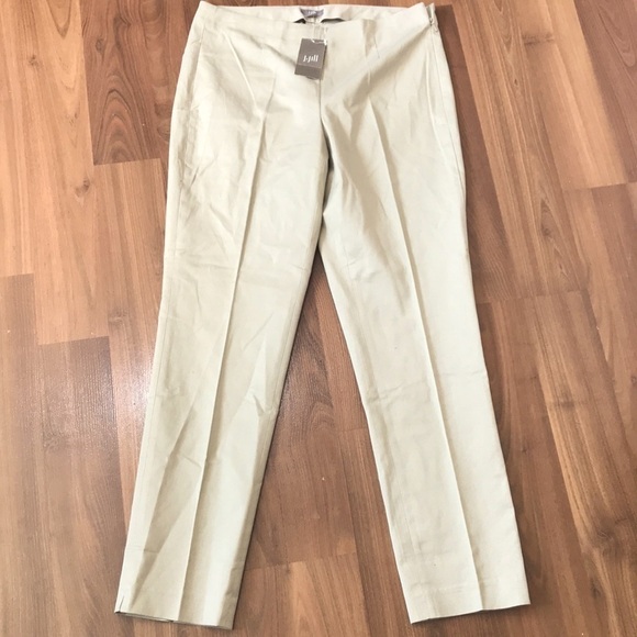 nwt J. Jill Khaki Essential Slim Ankle Pants 2 - Picture 2 of 13